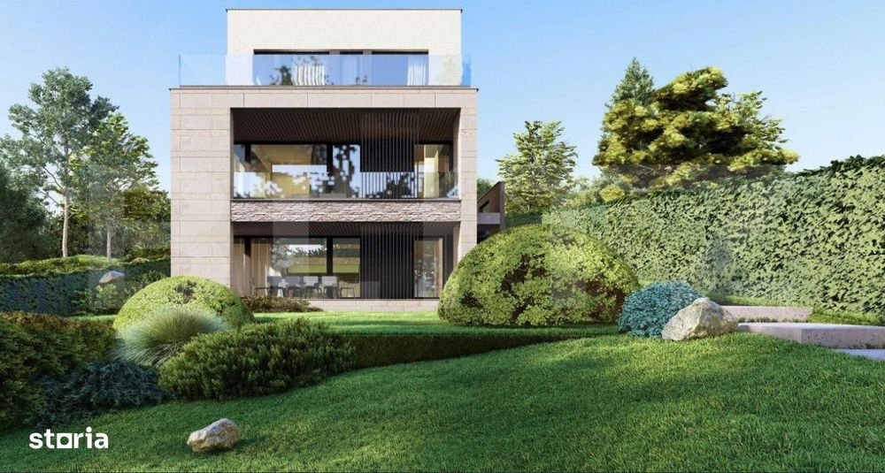 Vila Moderna, 245mp utili, 600mp teren, vedere panoramica-Campenesti,