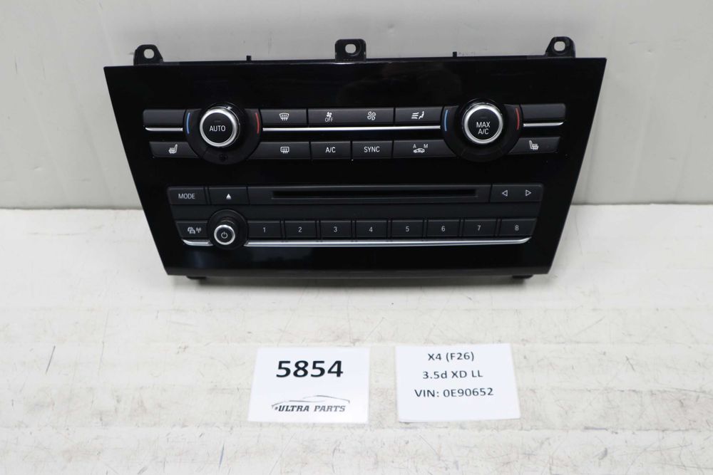 Клима панел Аудио панел БМВ Х3 Ф25 Х4 Ф26