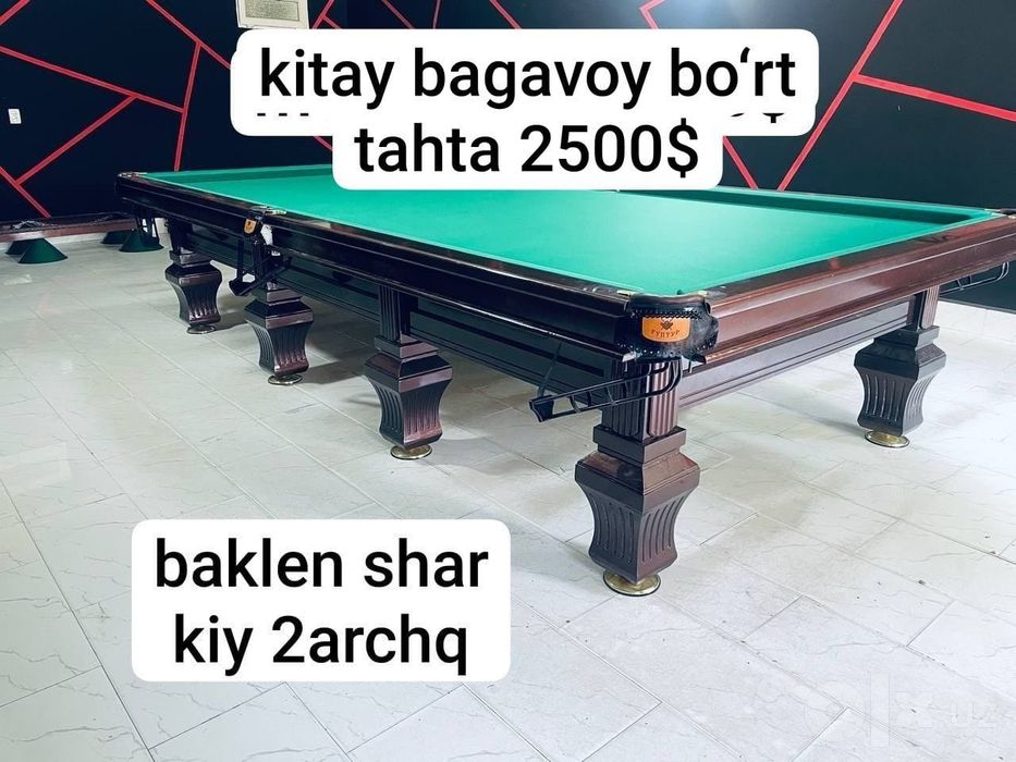 Bilyard sto‘l  билярд нархи