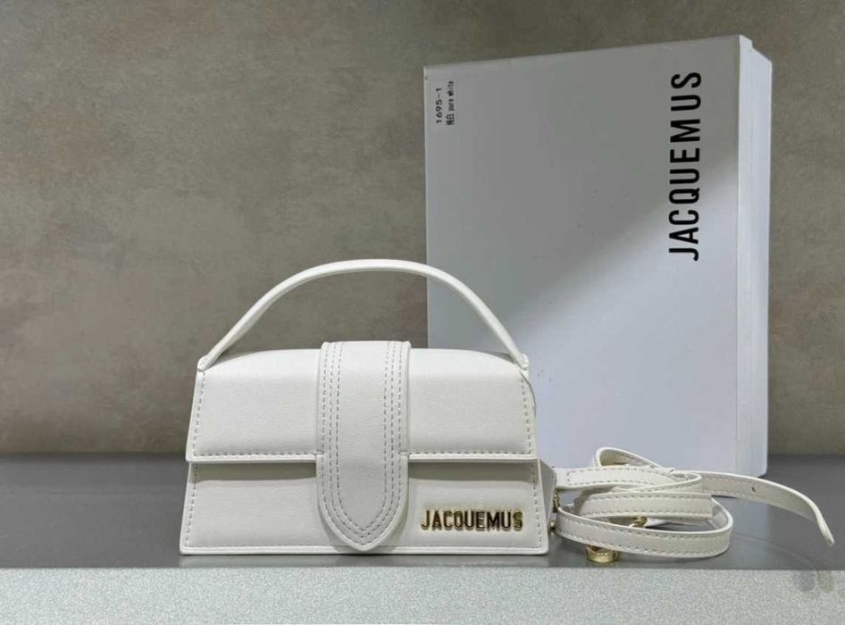 Geanta Jacquemus Le Bambino Alba - Piele Naturala