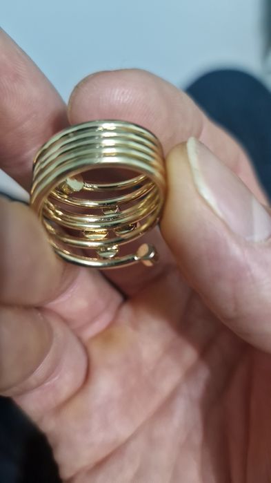 Verighetă placat cu aur 18 k