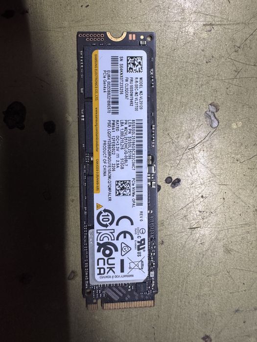 Продам ssd 512gb samsung,wd,intel