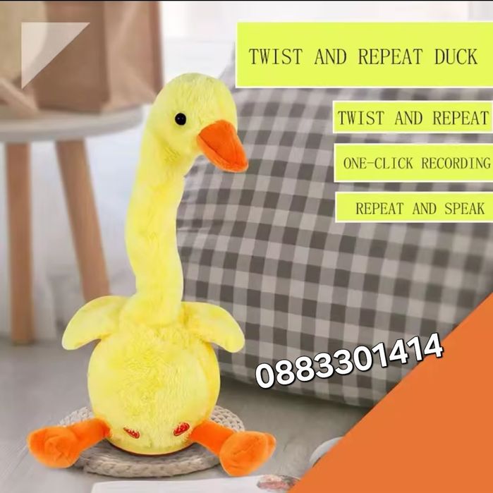 Танцуващо Пате, Пее, Повтаря думи, 30см