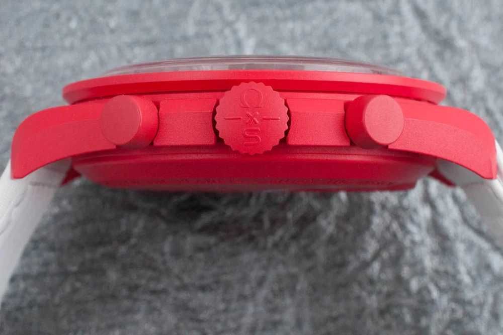 Ceas SWATCH X OMEGA MISSION TO MARS Chronograf Superb Nou 2025 !!