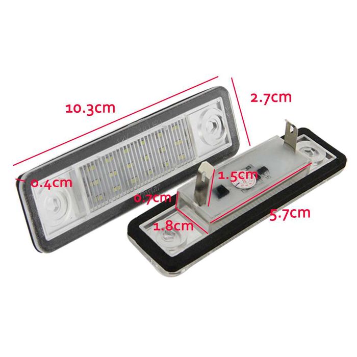 LED плафони регистрационен номер за Opel Zafira A Corsa B Astra F