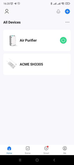 Acme SH3305 Smart WI-FI Разклонител Напреженова Защита от Токови Удари