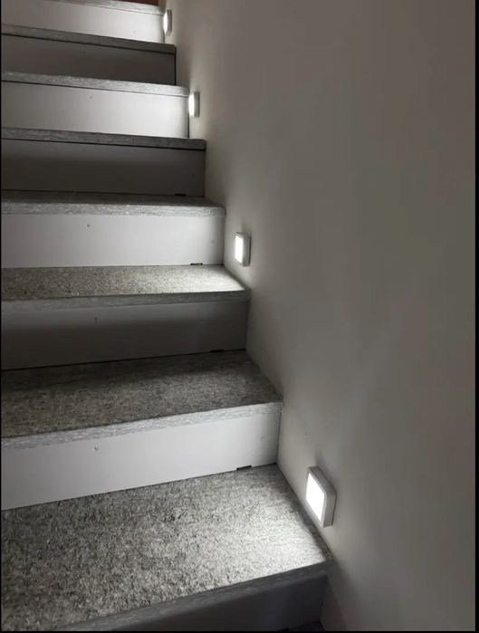 6 led лампи с датчик за засичане на движение