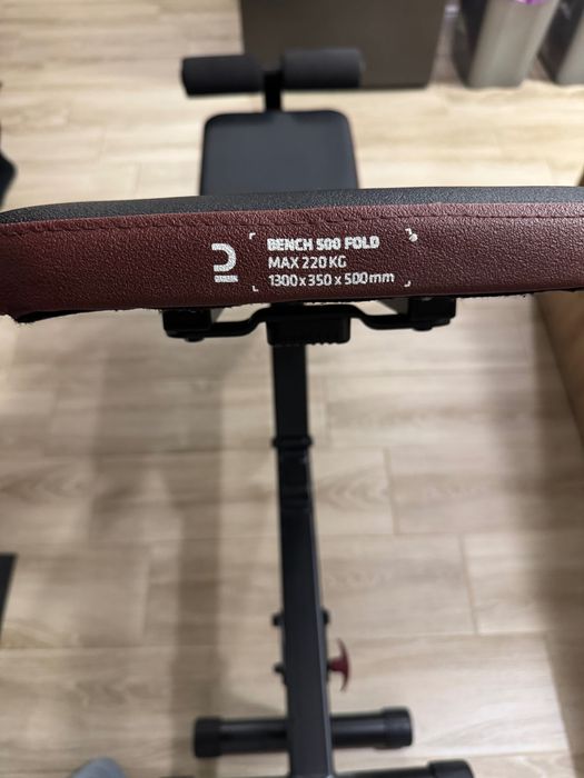 Bancă fitness pliabilă, cu înclinare