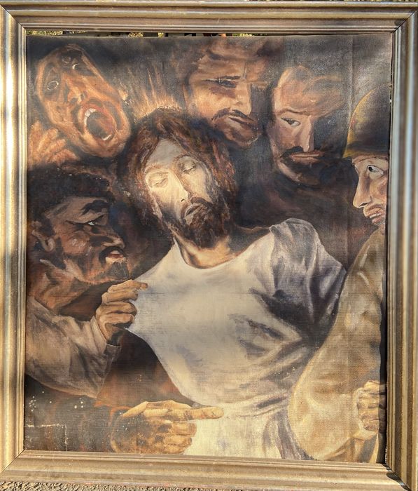 Ulei pe panza , tablou 125/110 cm