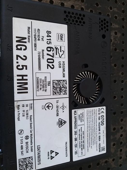 Modul navigatie hmi opel mokka x j13 84156702 7513400547