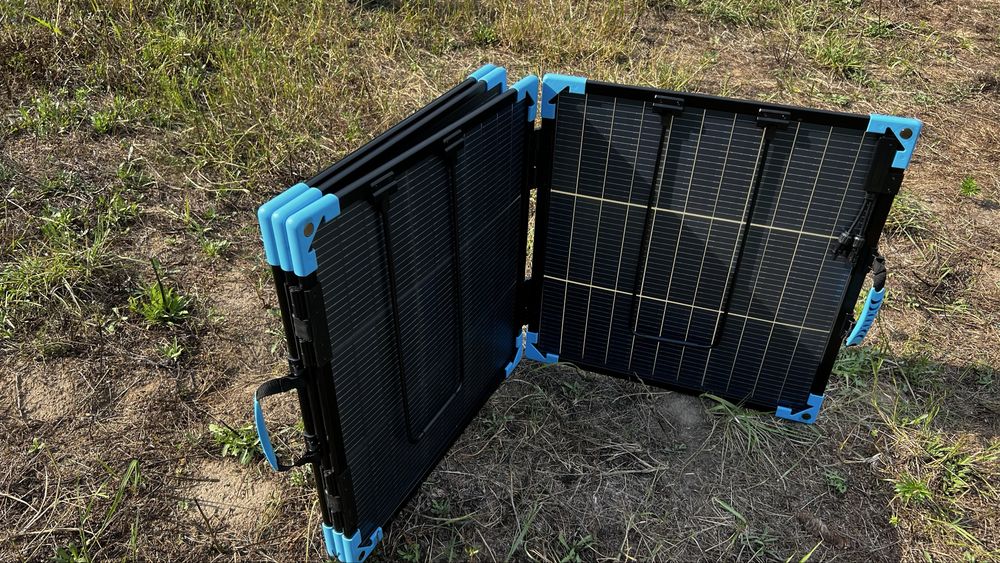 200W Преносим сгъваем соларен панел от висок клас за къмпинг, каравана, риболов, соларна станция