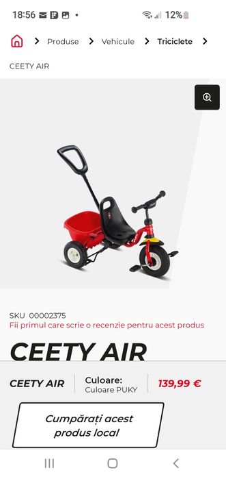 Tricicleta Pukky ceety air