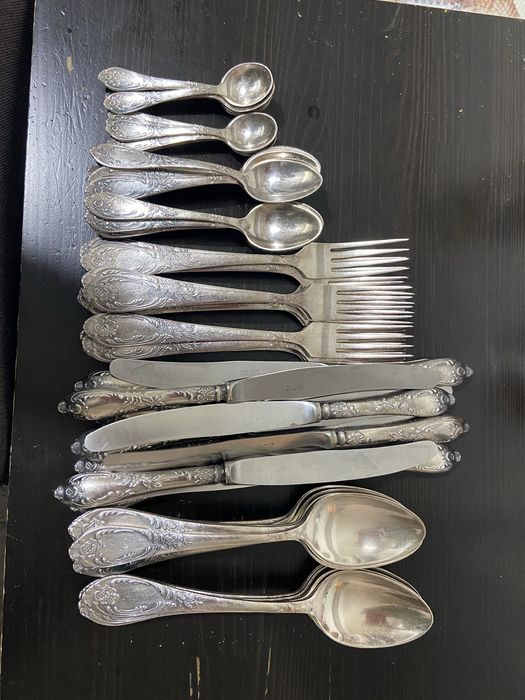 Set 58 tacamuri argintate