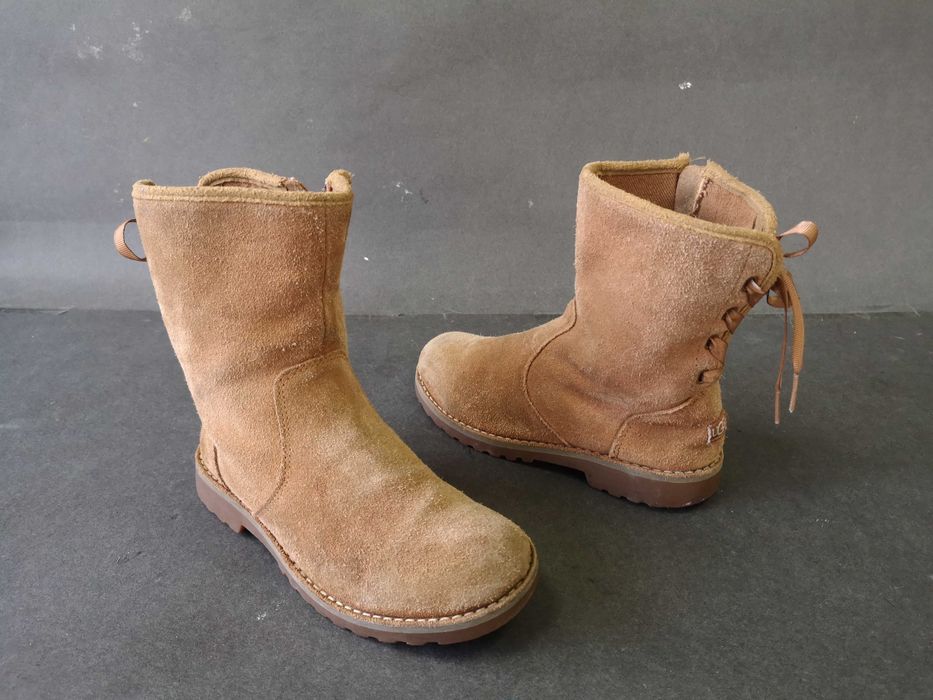 Ghete UGG 31 32  Bocanci PIELE incaltaminte copii  IMBLANITE Ca NOI