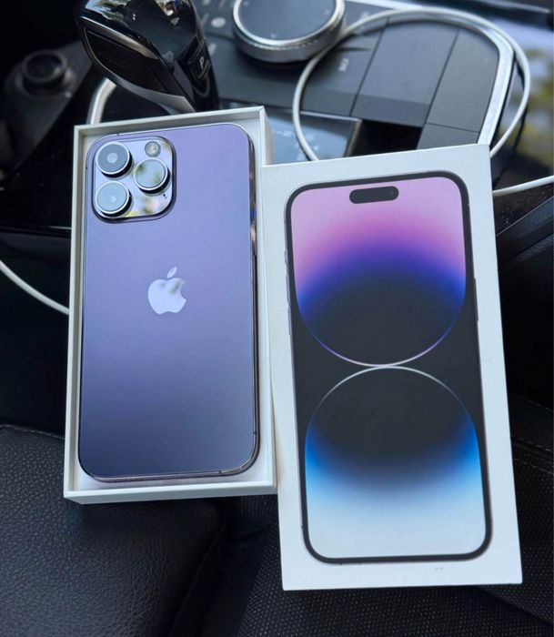 iPhone 14 PRO Purple cu 100% Bateria