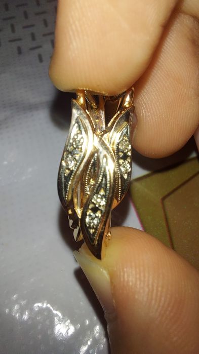 Золотой   серьги