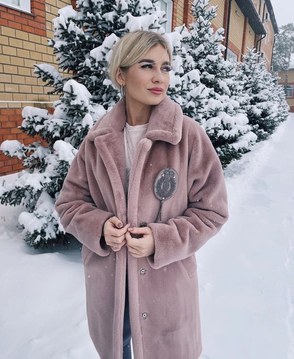 Эко шуба под кролика