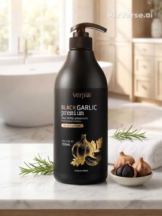 Шампунь с чесноком.