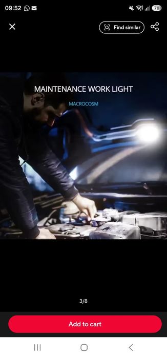 mini lanternă breloc reîncărcabilă cu LED magnet