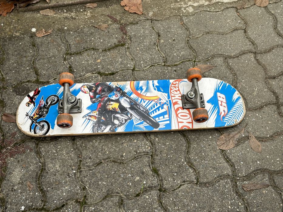 Skateboard placa rotile hotwheels