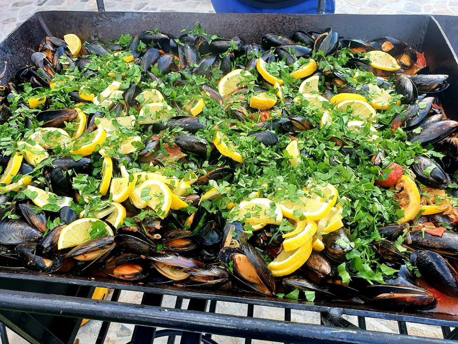 Vand plita scoici  , pește pe gaz