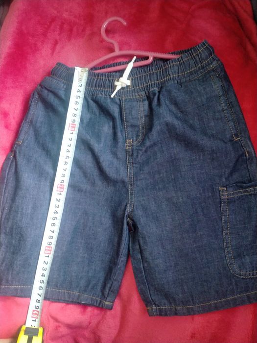 Шортики на резинке на девочку 7-8 лет