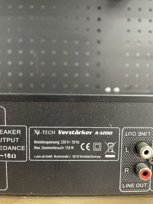 Amplificator stereo x4 tech a 1200