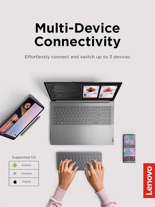 Беспроводная клавиатура Lenovo Multi-Device Wireless keyboard