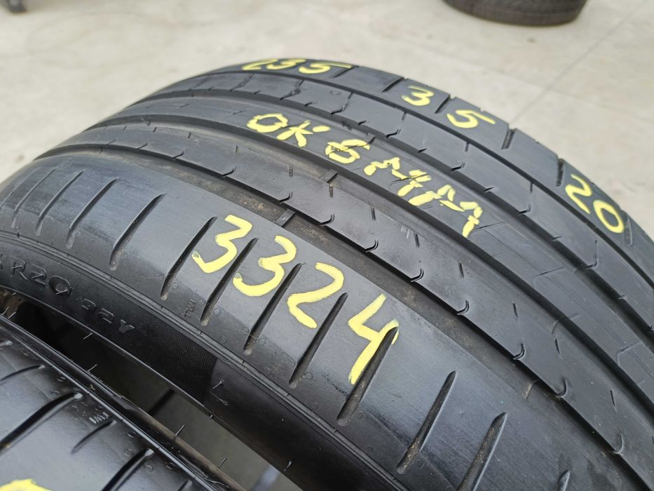 Doua anvelope vara 235 35 20 pirelli p zero pz4 pncs 6mm dot 3324