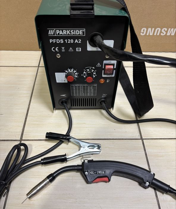 MDM vinde: Aparat de sudura Parkside PFDS 120 A2, cu sarma.