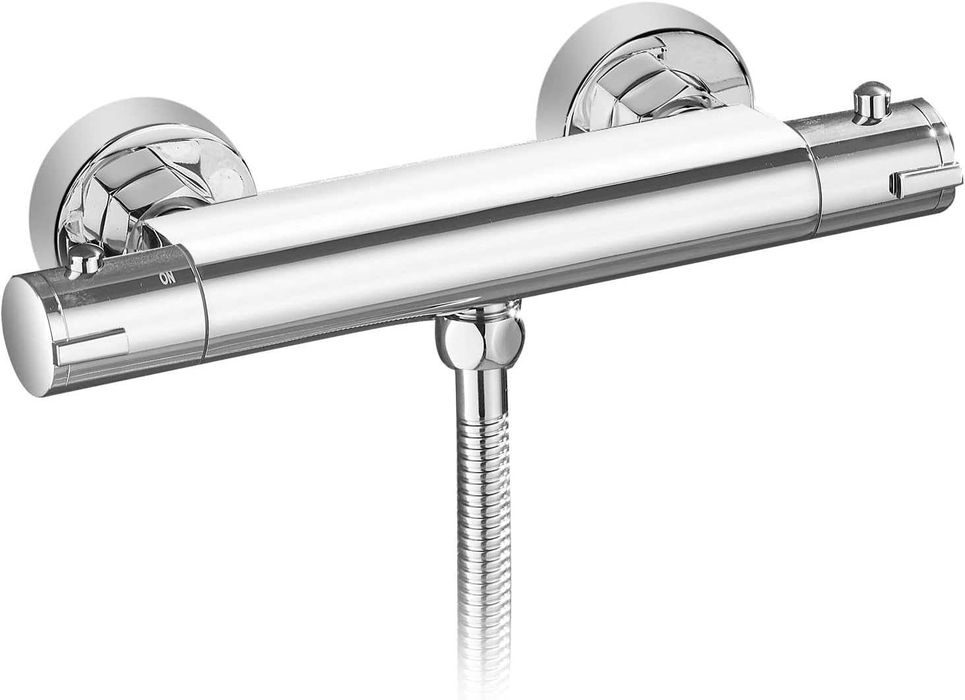 REDUS de la 380 RON, Baterie cu termostat baie sau dus, Safety 38gr, Culoare Crom (silver)