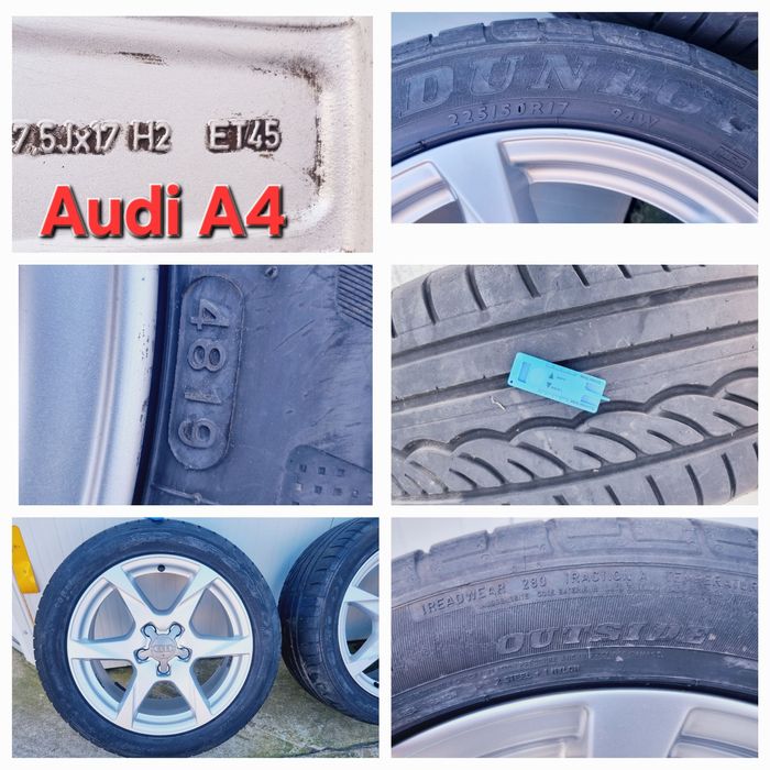 Set jante, anvelope A4, ASX, BMW, MAZDA, FORD