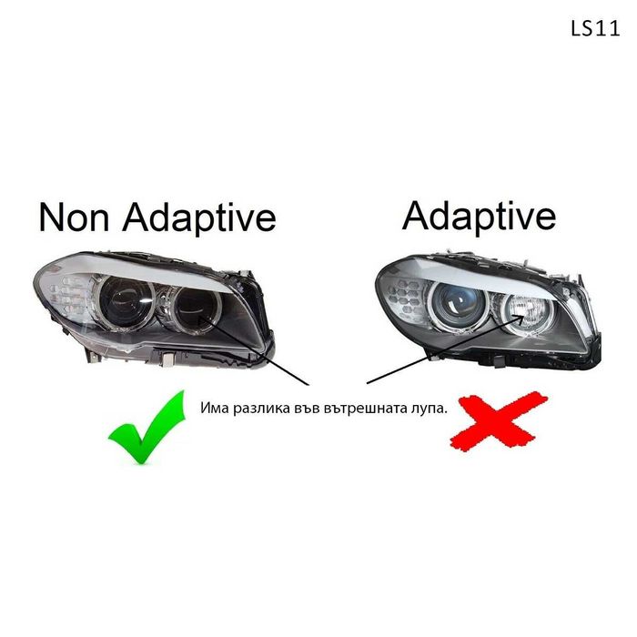 Тунинг LED фарове BMW 5 F10 F11 Facelift 14-17 визия G серия бмв ф10
