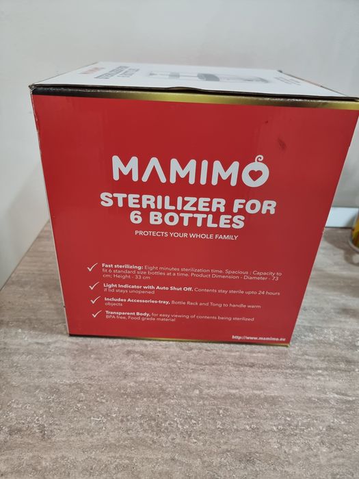 Sterilizator electric pt 6 biberoane "Mamimo"