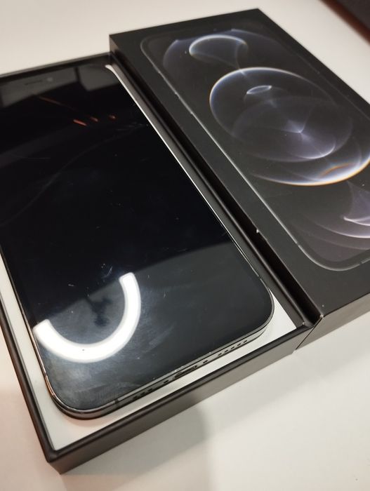 iPhone 12 Pro Silver 128GB - Baterie 100% - Display Defect (Cutie + Hu