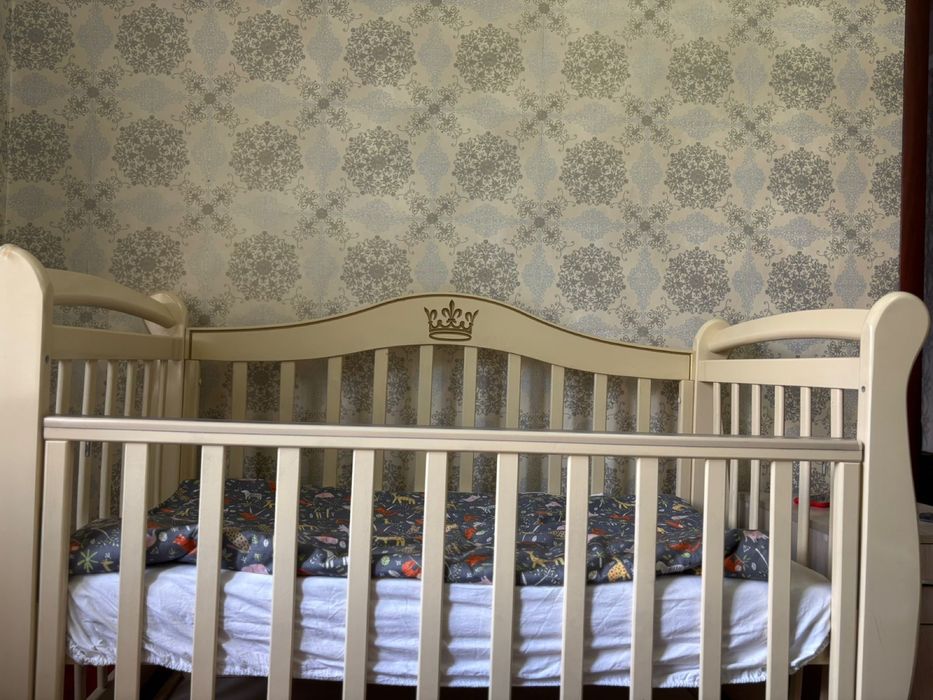 Манеж кровать  Джулия с матрасом