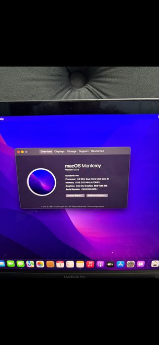 Vand macbook pro A1706