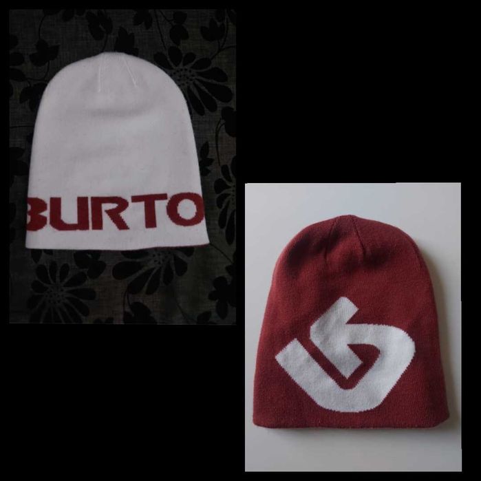 Burton шапка двулицева , ски скоуборд  58-62см , дълбока, унисекс