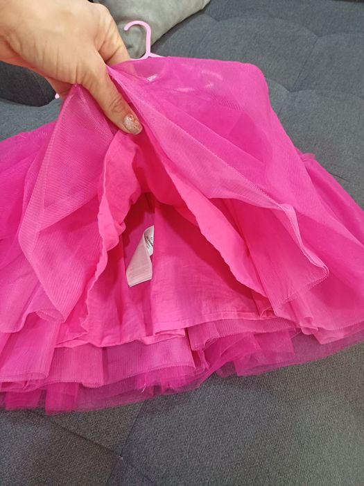 Рокля за момиче в розово + подарък