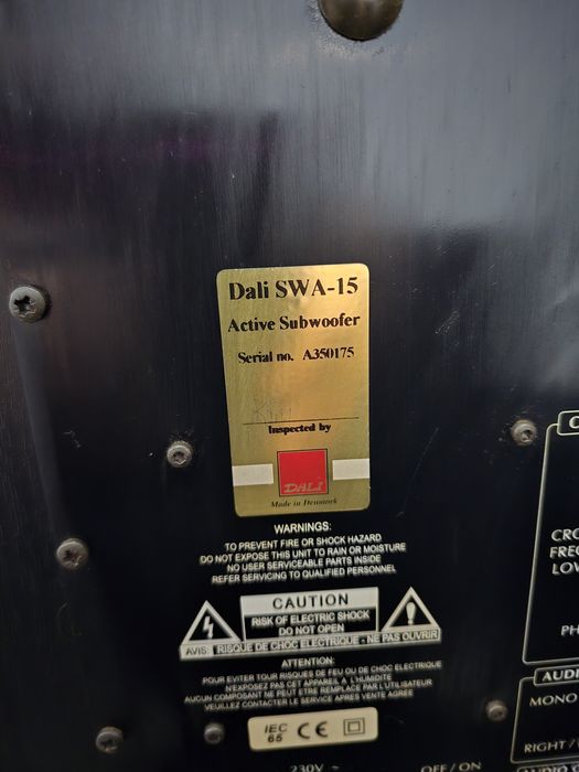DALI SWA 15 subwoofer