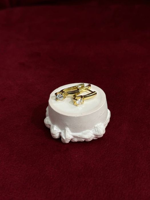 Золотые серьги/BariBarShop/0•0•24