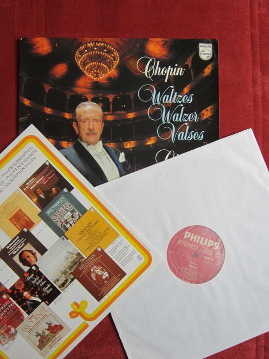 rar vinil Chopin, Claudio Arrau ‎-Waltzes Walzer Valses impecabil 1980