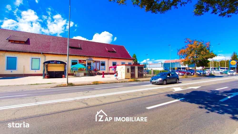 Clădire Stradală langa LIDL cu Vad Intens | Teren 1.100 mp | Zero Comi