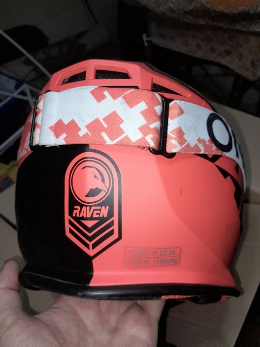 Cross каска RAVEN orange/black