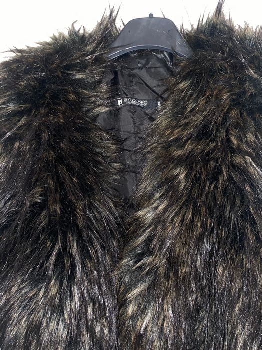 Дамски елек с плътен косъм – размер 48