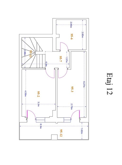 Duplex 3 camere penthouse, 116.2mp - 7 min. mers metrou N. Teclu - cesiune