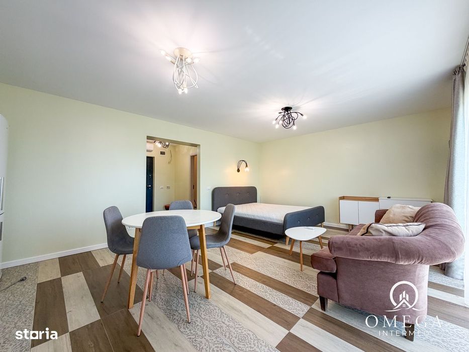 Apartament 1 CAMERA modern, 40mp Parcare privata Frumoasa