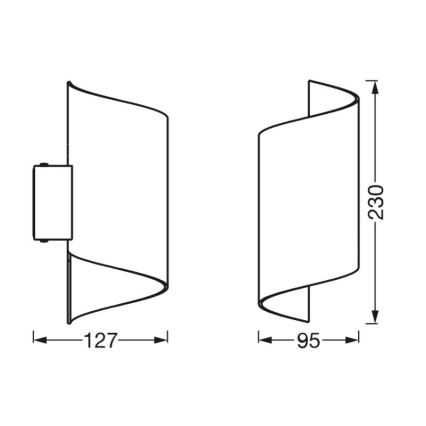 Ledvance lampa  aplică LED dimabila SMART+ 12W/230V 3000-6500K Wi-Fi