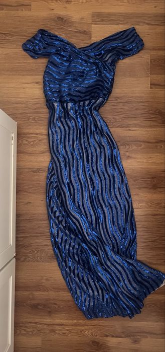 Официална рокля турско синьо