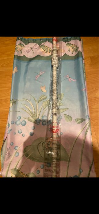 Штора с распоркой для ванны